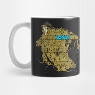 Scream VI  (Scream 6)  scary horror movie graphic design by ironpalette Mug